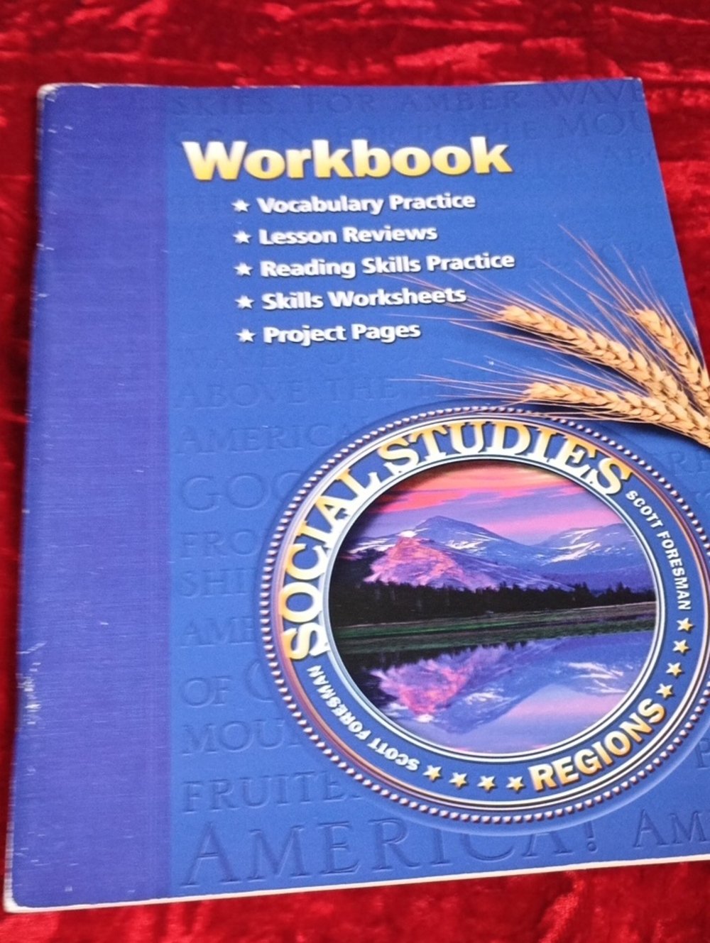 Blue Social Studies Workbook - Regions Grade 4